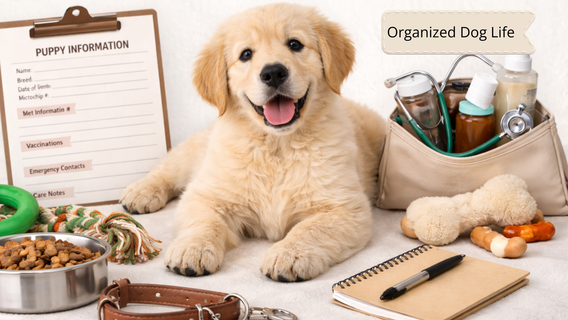 puppy information sheet template