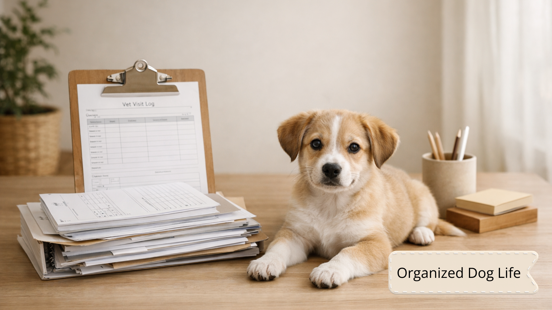 puppy vets visit log template